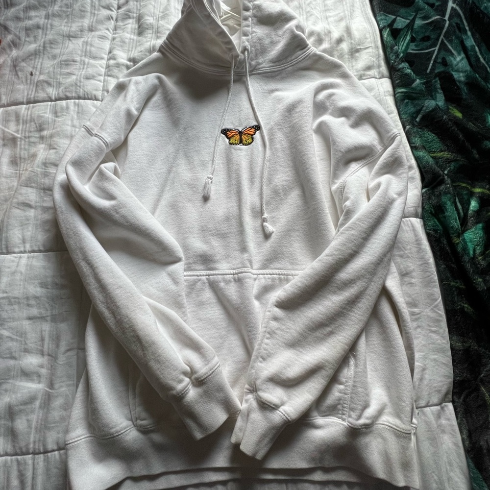 Purple Hollister Pulli Schmetterling Brandy Melville Simple